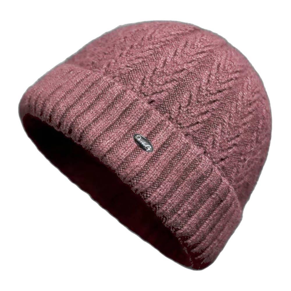 Outdoor Windproof Middle-aged Mother Hat Thickened Winter Warm Beanie Hat Scarf Neck Warmer Knitted Hat Scarf for Women
