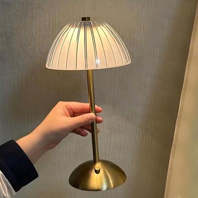 Retro Crystal Bedside Table Lamp - Luxury Night Light for Master Bedroom