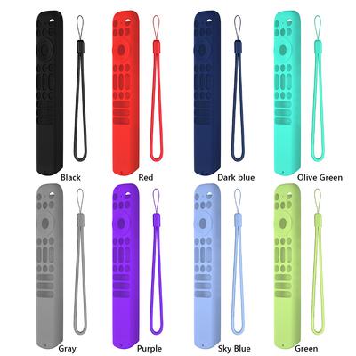 Silicone Cover with Lanyard Silicone Skin Sleeve Shockproof Television Remote Cover for TCL RC813 RC902V RC923 Remote Control