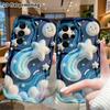 Phone Case: 2D Flat Design Suitable for Samsung Galaxy A34 A35 M05 M06 S20 S22 S21 FE Plus 5G Protective Case, Starry Sky Meteor, Perfect Christmas an
