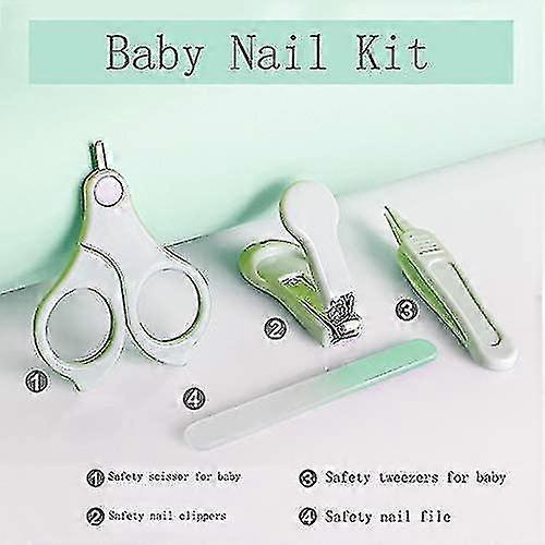 Baby Nail Kit 4-in-1 Baby Nail Care Set Manicure Kit And Pedicure Kit