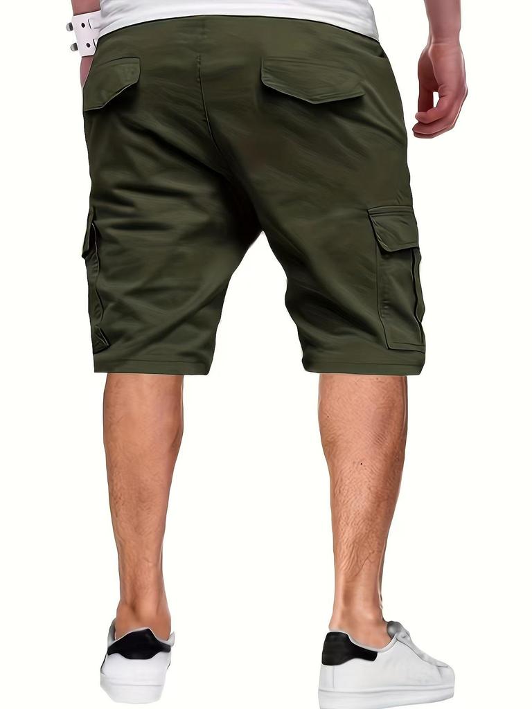 Men's Cross-Border Summer Cargo Shorts - American & European Size, Beach & Five-Point Style, Korean Design