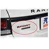 Black Red Chrome Silver Letters SPORT Trunk Emblems Symbols Badges Sticker