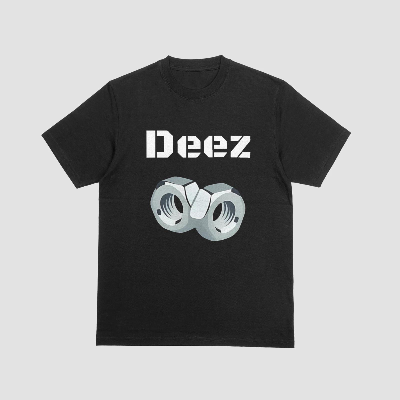 Deez Funny Meme Nuts Joke Graphic T-Shirt Unisex L