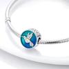 Kupfer Bunt Rund Eingelegt Zirkonia Zirkon Charms Perlen Anhänger Passend für Original Armband Schmuck Geschenk