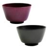 Yamanaka Wooden Soup Bowls, Red and Black Pair, Dishwasher Safe