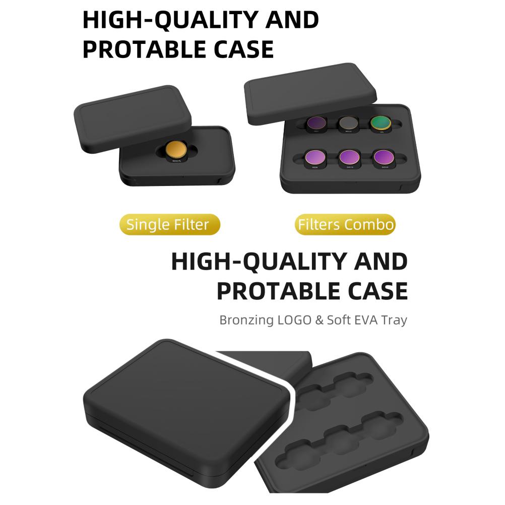 Lens Filters Set Compatible for Mini 3 Pro Drone CPL ND PL Dimming Camera Lens Protection Filters Easy Install Drone