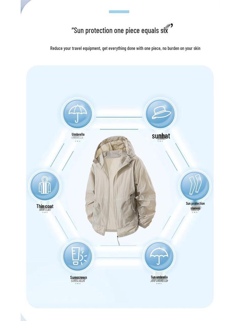 High-Quality UV Protection Summer Sports Clothing for Couples - Breathable and Large Size for Outdoor Activities