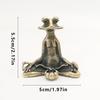 Mini Meditate Frog Incense Censer Sandalwood Stick Holder Antique Bronze Incense Stand Burner Ornament Gift Home Decor