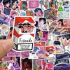 50Pcs City Pop Cartoon City Cool Girl Graffiti Stickers Decorative Mobile Phone, Refrigerator, Water Bottle Waterproof Stickers