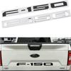 Rear door badge with built-in font badge sticker 3D car tuning for F150, F-150 lettering for rear trunk name plate stickers accessories