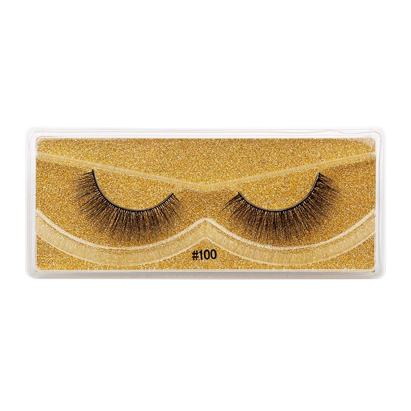 3D Imitation Mink False Eyelashes - Natural, Thick, and Three-Dimensional Style