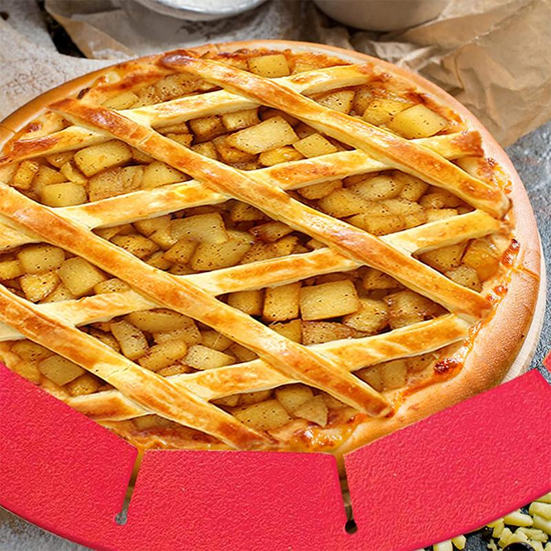 Adjustable Pie Crust Shield Reusable Silicone Pie Protectors Bake Crust Protector Cover Pie Pizza Baking Kitchen Tools