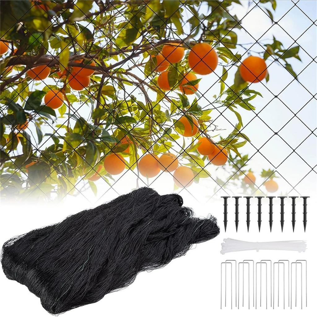 Tuinvogelnet, Vogelgaas voor Kippenhokken, Boomgaarden en Groentetuinen, Plantennet voor Fruitbomen en Tuinbedden