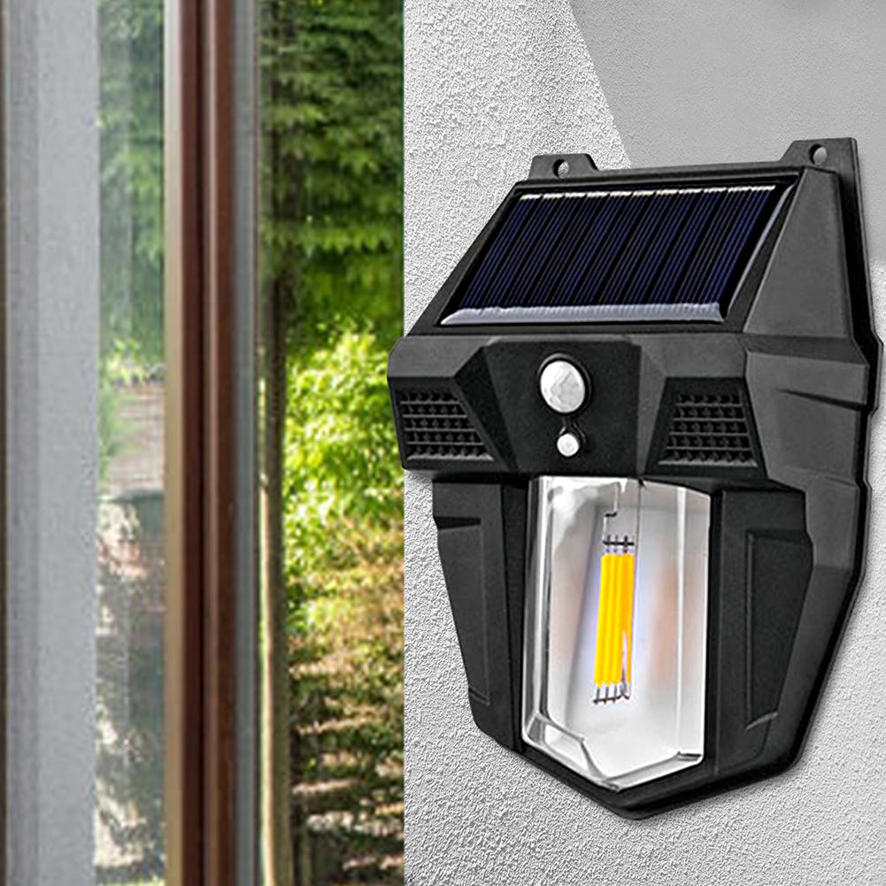 Outdoor Solar Wall Lamp Waterproof Courtyard Garden Villa Light Solar Tungsten Wall Light for Outdoor Villa Garden Courtyard
