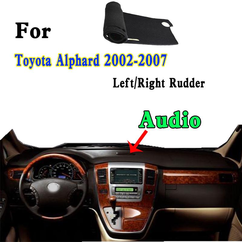 For 2002-2007 Toyota Alphard Dashmat Dash Mat Dashboard Cover Instrument Panel Sunscreen Pad Ornaments