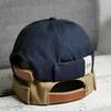 Hip Hop Dome Melon Caps Vintage Casual Melon Caps Fashion Brimless Skullies Cap  Streetwear