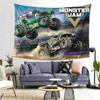 Klassisches Monster Jam Muster Wandteppich Dekoration Kunst Ästhetische Wandteppiche für Wohnzimmer Schlafzimmer Heimwandtuch Wandbehang