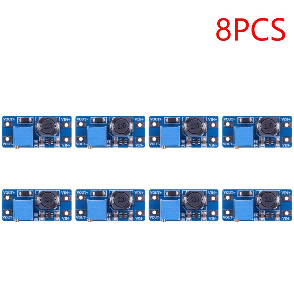 1-10pcs MT3608 Adjustable Boost Module DC-DC Step Up Converter Module 2A Max 2V-24V To 5V 9V 12V 28V Booster Power Supply Board