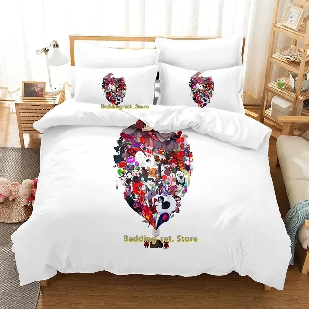 Nová ložní souprava Yume Nikki Jednolůžková Dvojlůžková Plná Queen King Size Ložní souprava pro dospělé Dětská ložnice Sady povlečení Anime parure de lit Postel