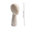 Fiberglass Mannequin Head Display BaseGrain Finish Stand Sturdy