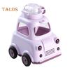 Kids Car Water Bottle with Straw Strap 600ml BPA-Free Leak-proof Straw Cup Hot And Cold Beverage Cup for Boys Girls School Sports Travel