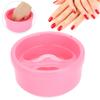 Nail Art Soak Bowl, PVC Hand Soaking Bowl with   Design for Cuticle Softening and False Nail Removal, Portable Manicure Tool