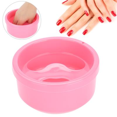Nail Art Soak Bowl, PVC Hand Soaking Bowl with   Design for Cuticle Softening and False Nail Removal, Portable Manicure Tool