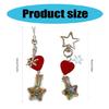 Sturdy Quality Snowflake Flocking Phone Lanyard Key Pendant for Fashion Enthusiasts of Festive and Individualized Gear