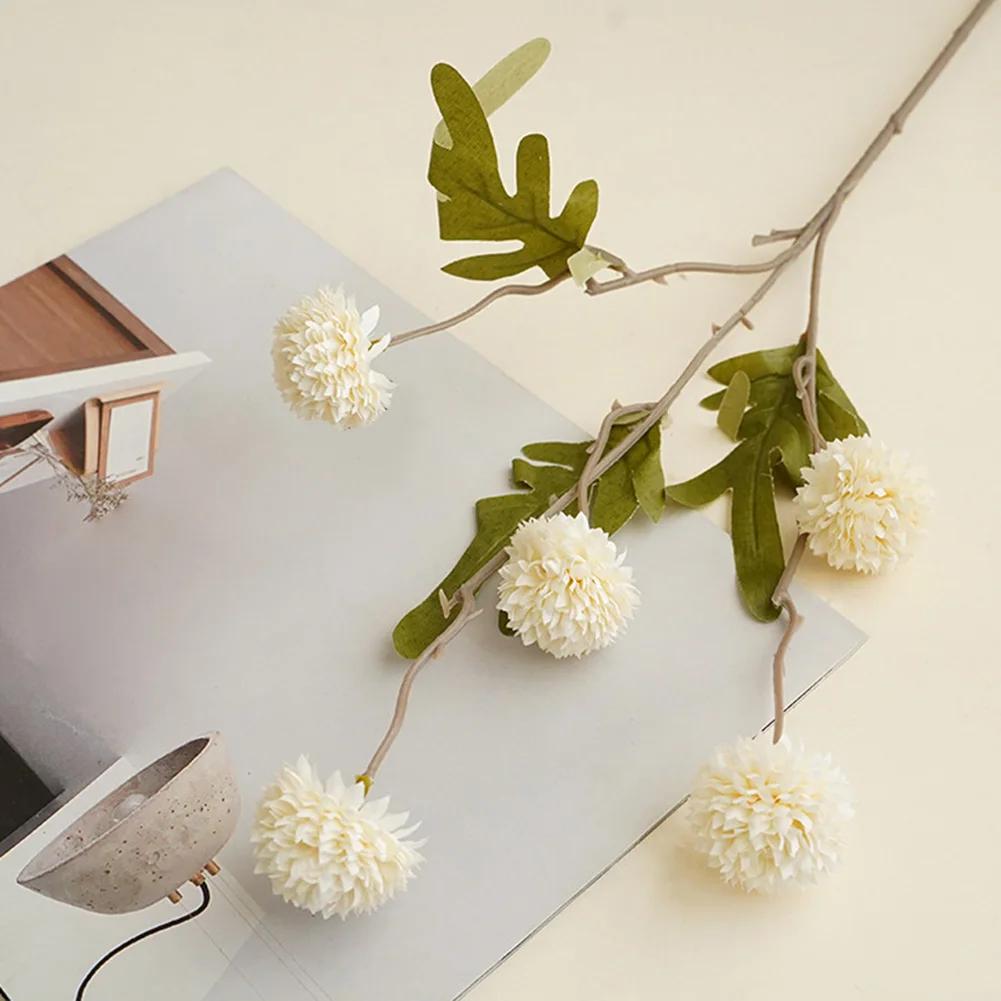 

For Birthdays Artificial Hydrangea Flowers Home And Party Decor High-Quality Silk Material Lifelike Appearance