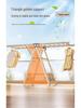 Adjustable Foldable Clothes Drying Rack for Indoor/Outdoor Use - Ideal for Bedroom, Balcony, and Baby Items.