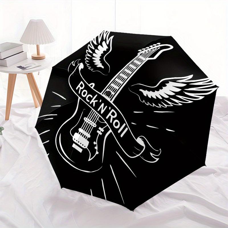 1pc Guitar Wings Themed High-quality Umbrella,Automatic Opening and Closing Umbrella,Multi-functional Umbrella G0811383