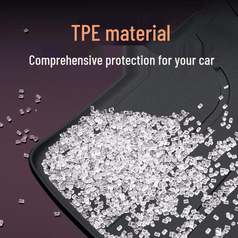 XPeng P7 TPE Trunk Mat: Waterproof, Semi-Enclosed Tail Box Mat for 26 Models, Interior Modification