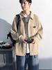 2025 Spring/Autumn Men's Thickened Japanese-Style Casual Long-Sleeve Shirt Jacket