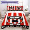 Biancheria da letto con motivo Sunderland AFC Personalizzata con Nome, Set Trapunta Copripiumino Federa Regalo di Compleanno per la Casa(1 * copripiumino + 2 * federa, senza nucleo)_lx