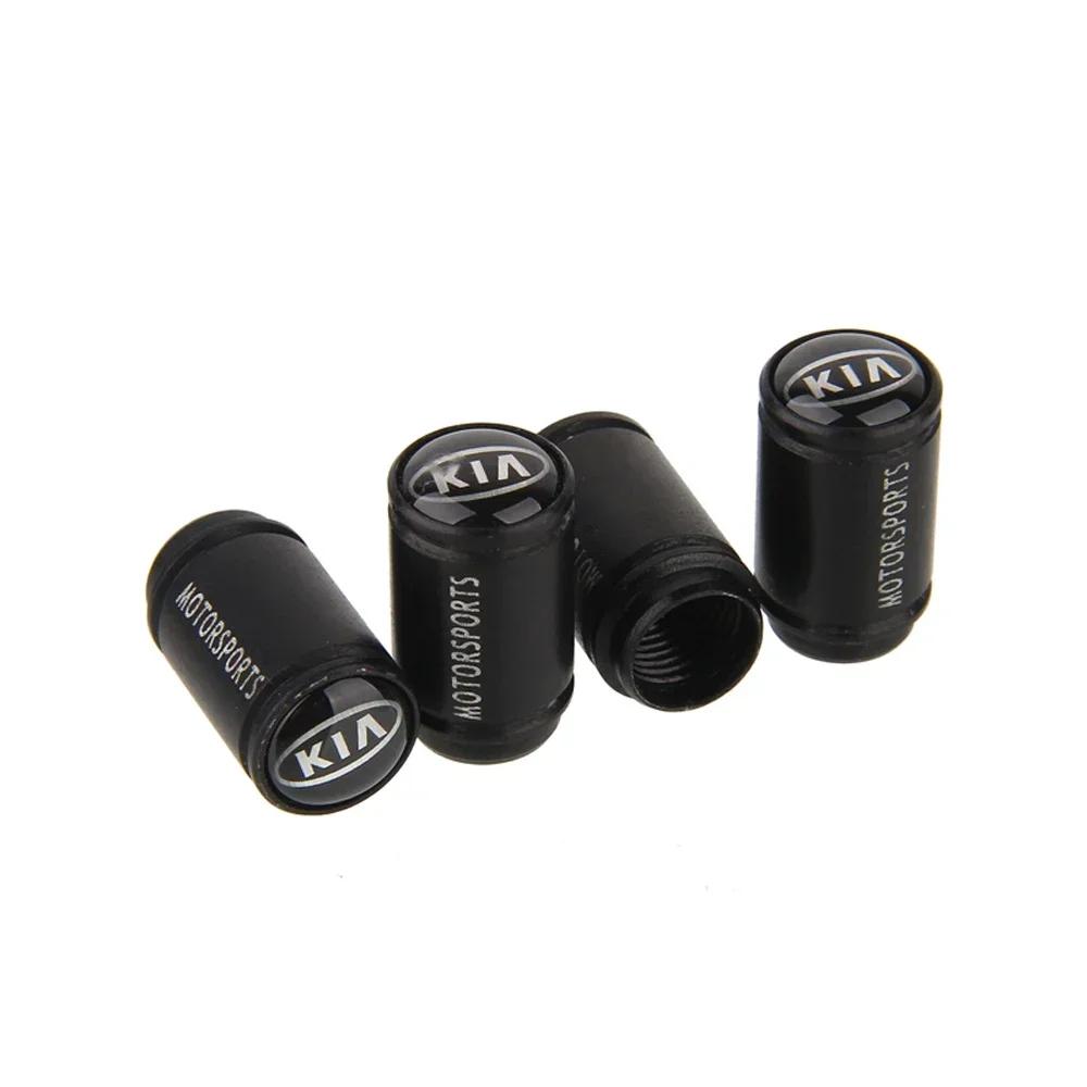4pcs Car Tire Valve Cap Bike Wheel Valve Cover Tire Decor for KIA Ceed Rio Ceed Niro K3 Sportage Sorento Picanto Optima Cerato xmwcj44
