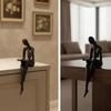 Abstrakcyjna Statua Myśliciela Drukowana 3D Figurka Czytającego Myśliciela Nowoczesna Rzeźba na Półkę