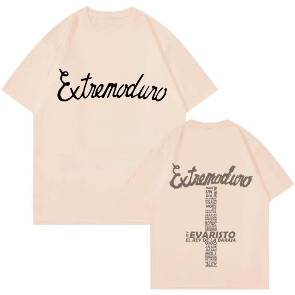 Unisex Fashion Rock Band Extremoduro Print Short Sleeve T Shirt Men Women Graphic Vintage TShirts Y2k Hip Hop Tees Tops Clothes