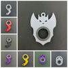 Noctilucent Fingertip Rotation Keychain Relieve Boredom Finger Fidget Ring Key Ring  Adults Kids