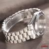 20mm Massives Edelstahl Uhrenarmband für Rolex DATEJUST für Oyster Uhrenarmband Herren Gebogenes Ende Faltschließe Uhrenarmband Armband