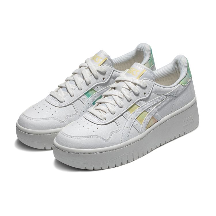 Asics Japan S Platform Tie Dye Women Sneakers White Oasis-Green 1202A324-100
