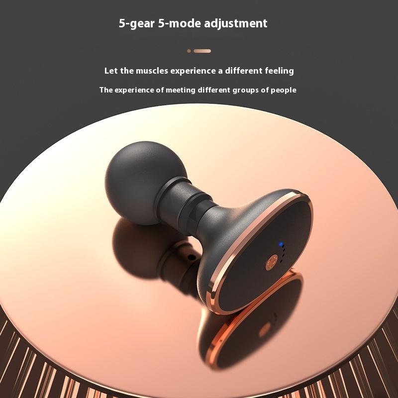 Popular Products Five Modes Handheld Mini Deep Tissue Fascia Portable Body Relaxing Muscle Mini Vibration Pocket Massage Gun