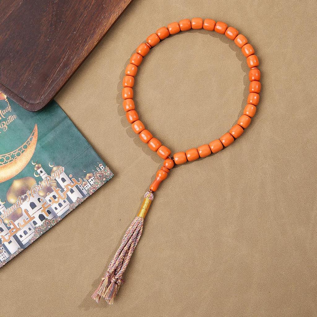 Solid Color Tassel Arabic Prayer Beads Unisex Bracelet