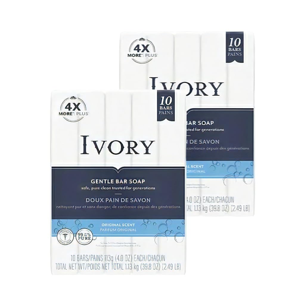 

Мыло IVORY Ivory Soap Original 113 г x 10 шт. 2 набора