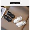 Korean Fashion Versatile Casual Little Girls Princess Leather Children Shoes