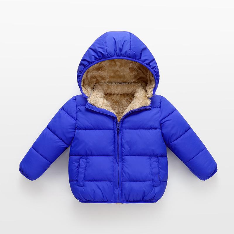 Children's Lambswool Cotton Jacket with Velvet Lining - Winter 2026 Style for Boys and Girls
