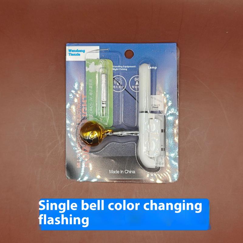 1 Piece Luminous Led Bells Light Rods Flash Electronic Fishing Rod Tip Light Rods Night Bright Fish Bite Alarms Tools
