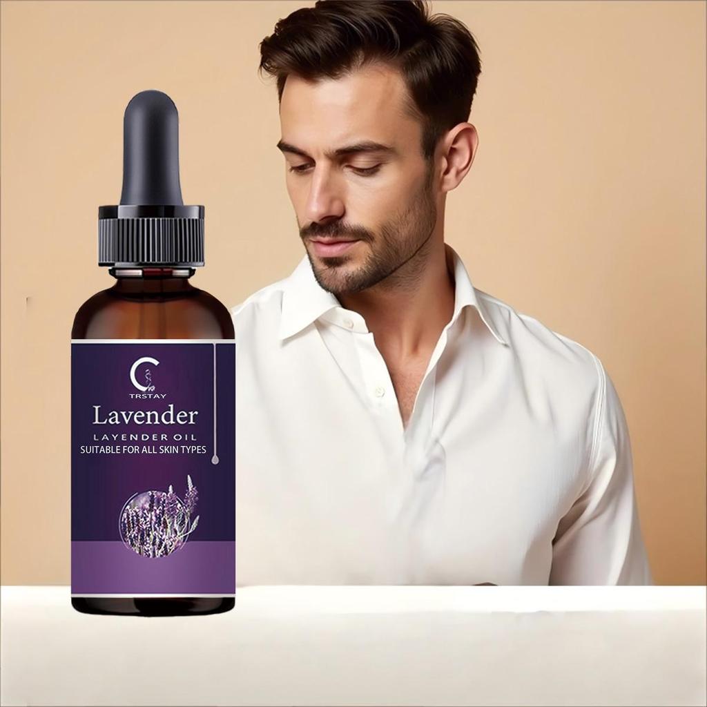 Lavender Lalinde Oil 100% Pure Natural Soothing Skin Moisturizing Essence Oil Nourishing, Calming and Comfortable Sleep Essence
