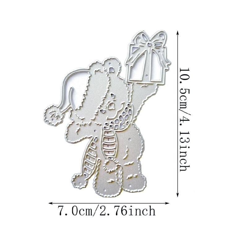 Metal Cutting Dies Bear Gift Box Card Embossing DIY Photo Album Template Mold
