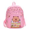 Kindergarten Primary School Students Schoolbag Cute Cute Kapibara Boys And Girls Backpack Large Capacity Children'S Backpack Tide